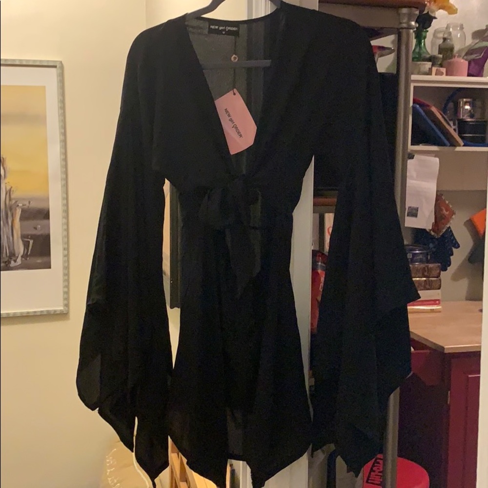 NWT ASOS Goth Beach Coverup